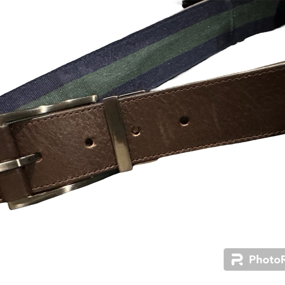 Brown Leather Hawker Rye Belt – Approx Size 34 (see measurements)